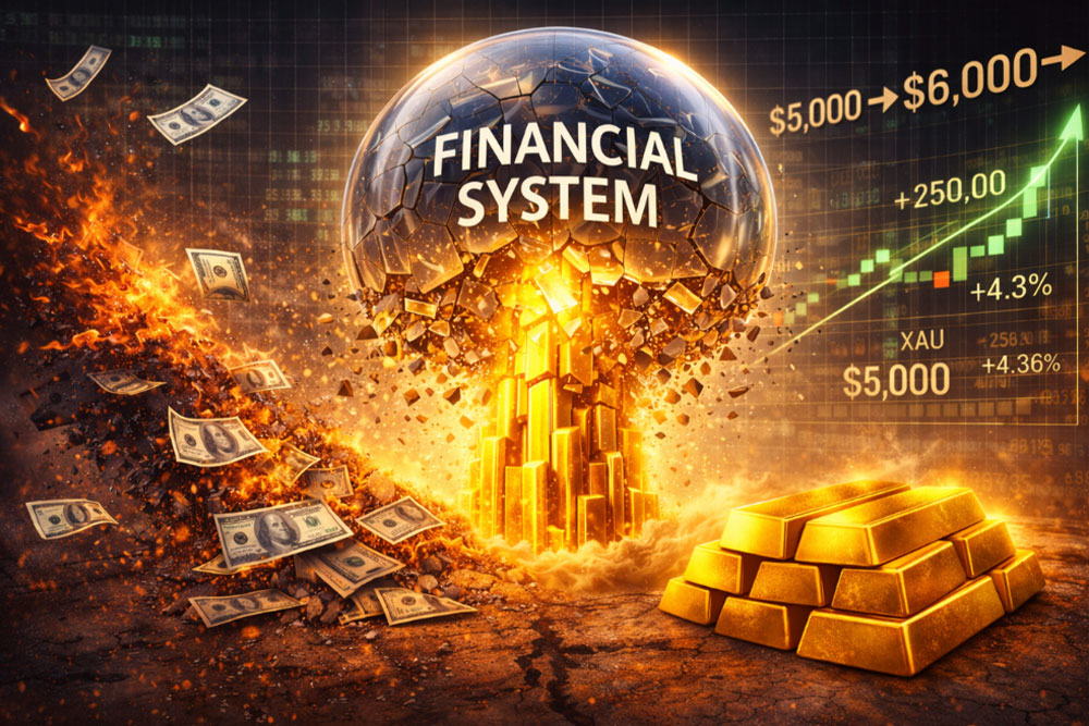 Gold is still on a path to $6,000, and has five-digit price potential if belief in the global financial system breaks down - CRU Group By Neils Christensen